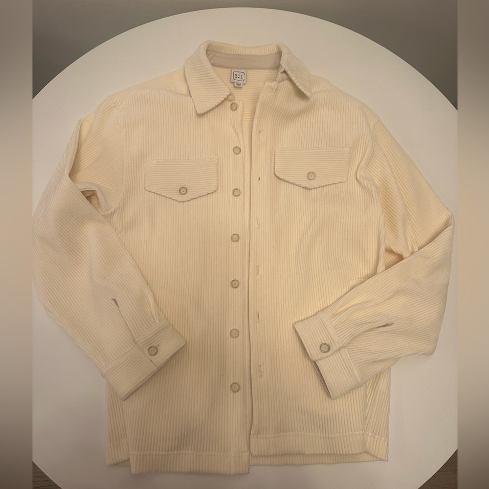 NYLORA KYRA, CORDUROY TOP, CREAM,‎ SIZE M/L